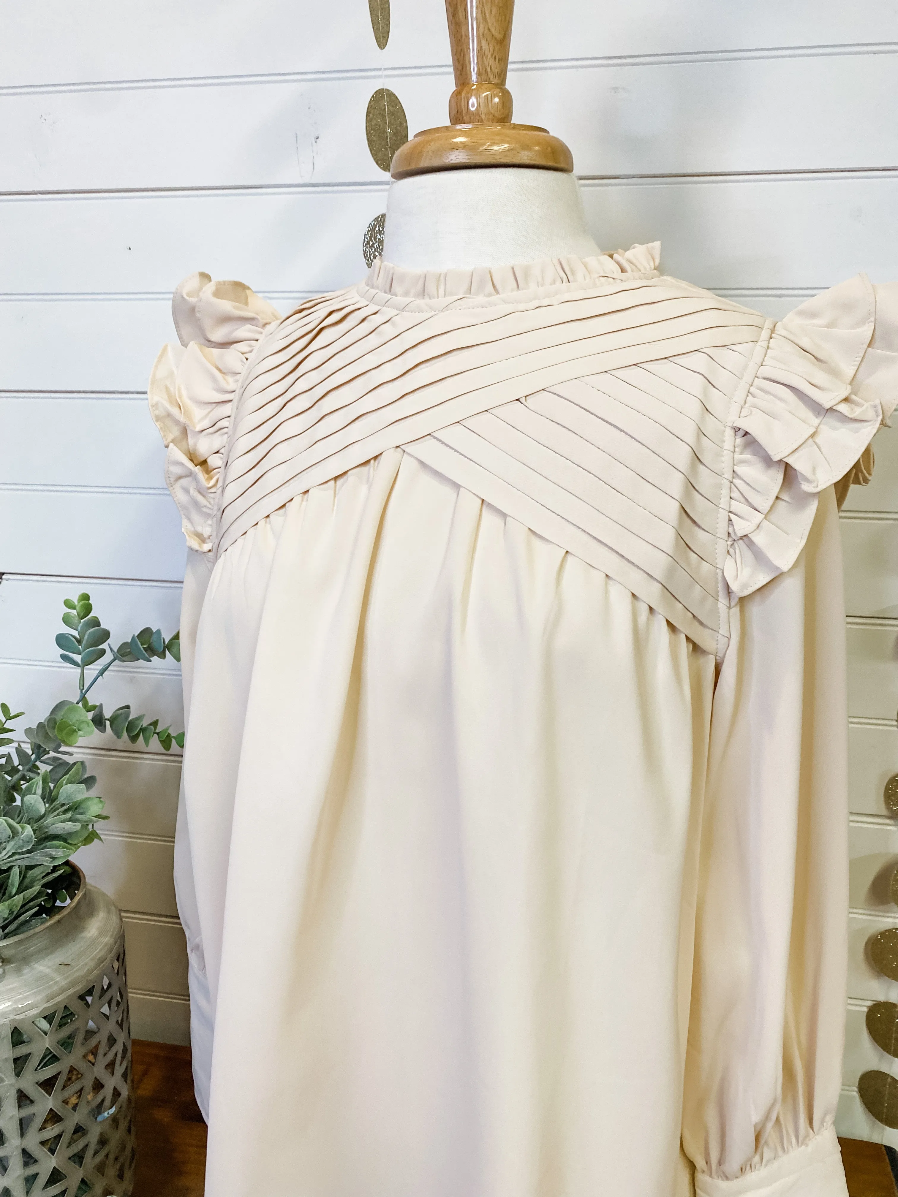 After Hours Ruffle Shoulder Top