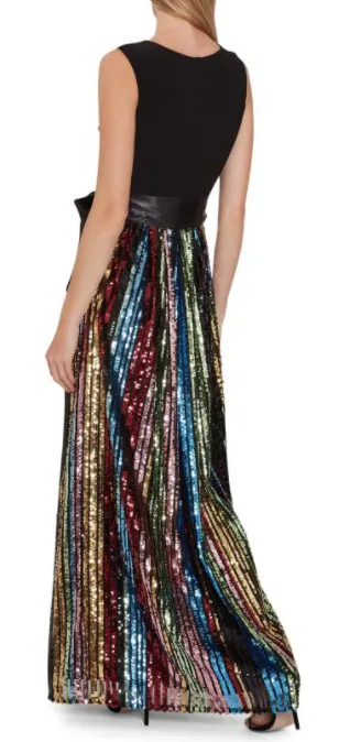 Sequin Maxi Dress in Aga - Elegant and Glamorous Option