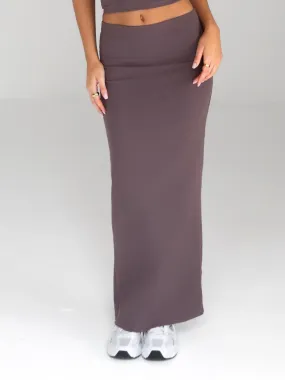 Alessia Maxi Skirt - Mocha