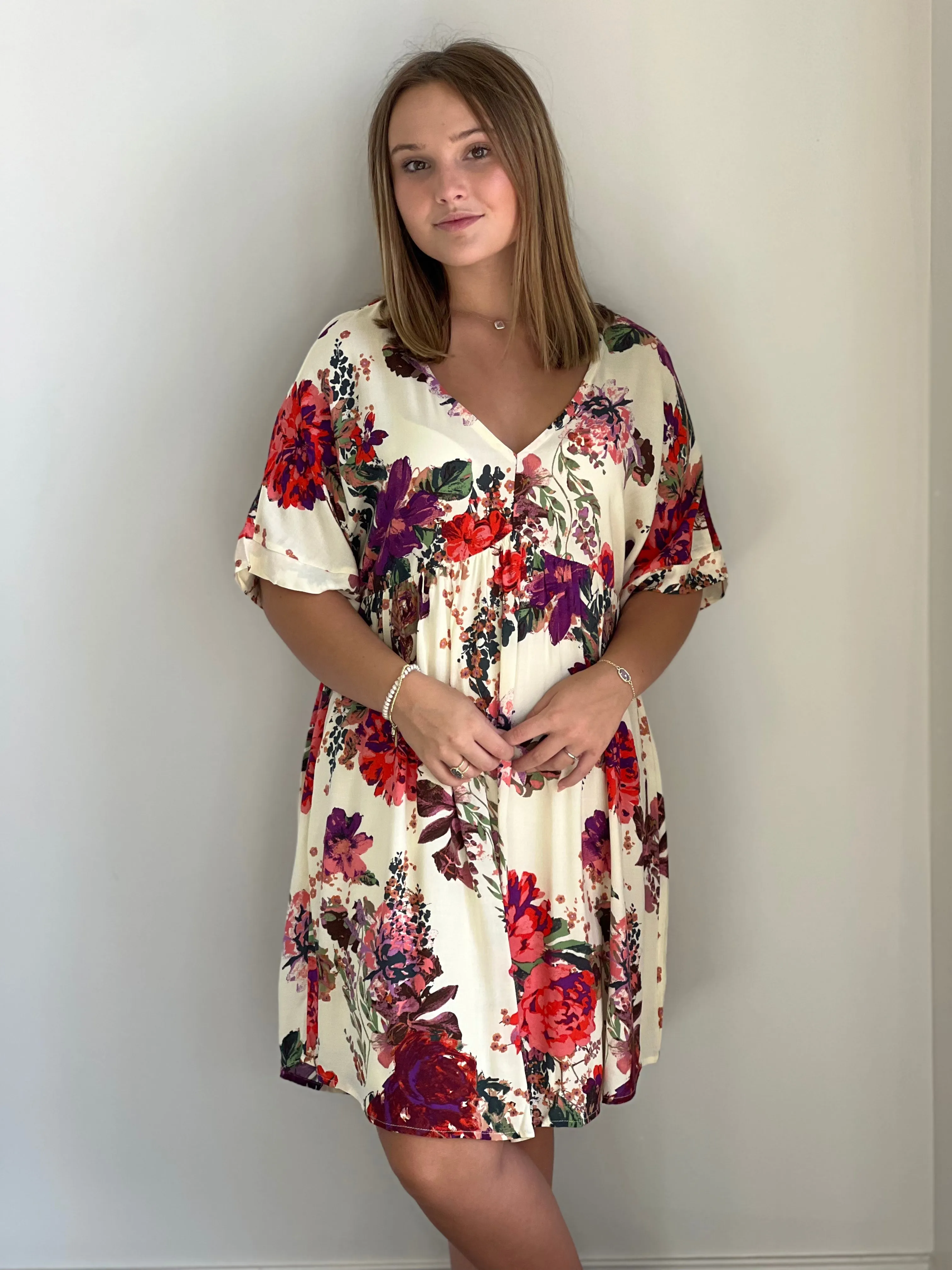 Allora Floral Babydoll Dress