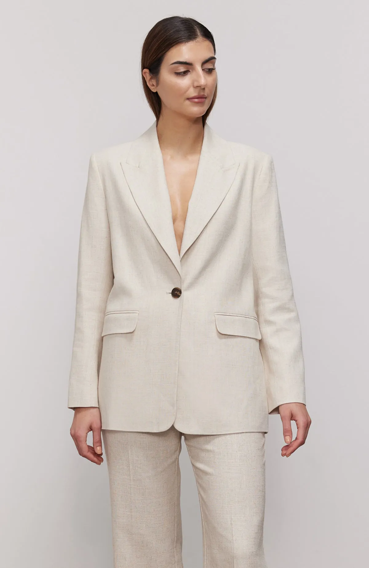 Alyssa Linen Blazer