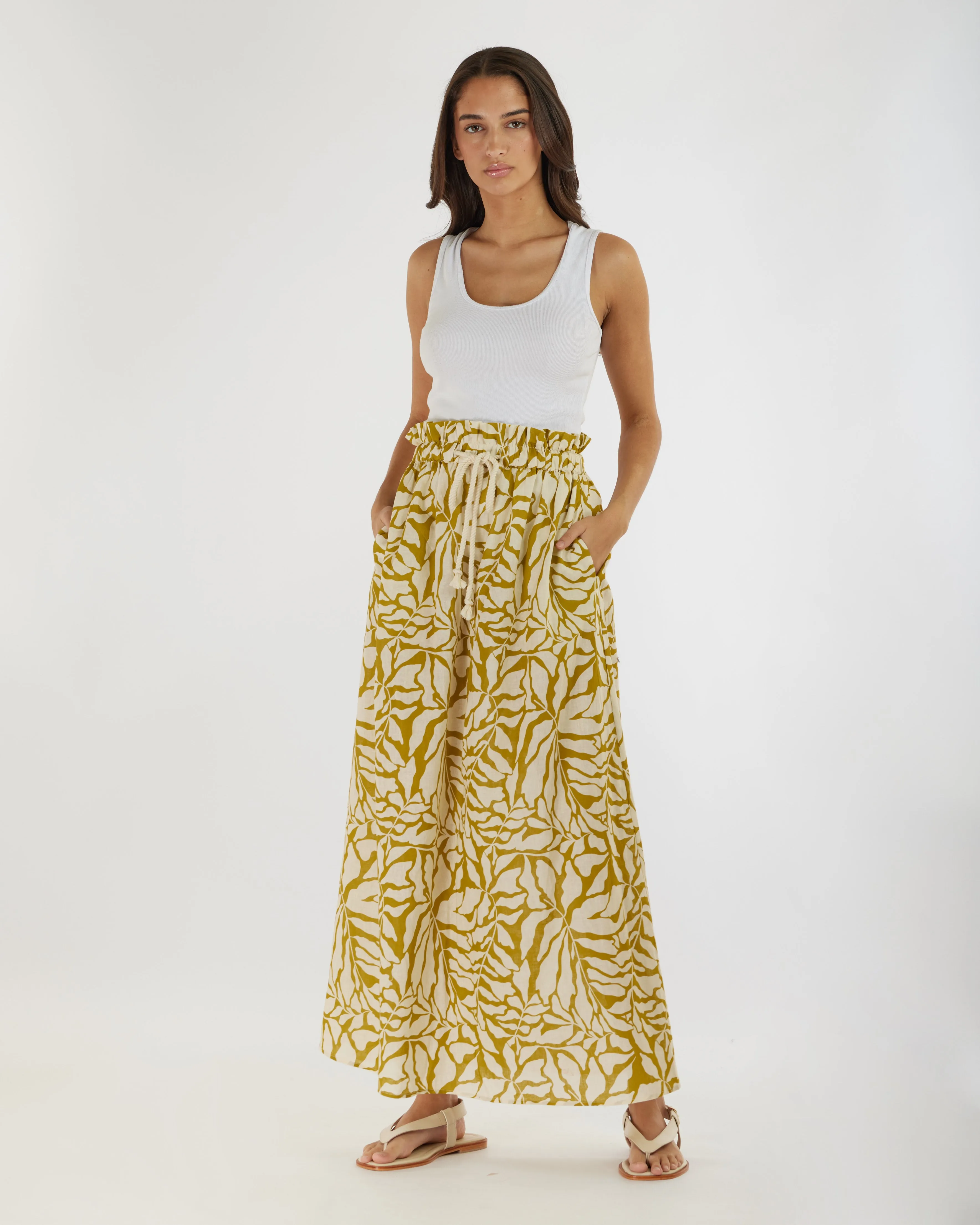 Amara Linen Maxi Skirt