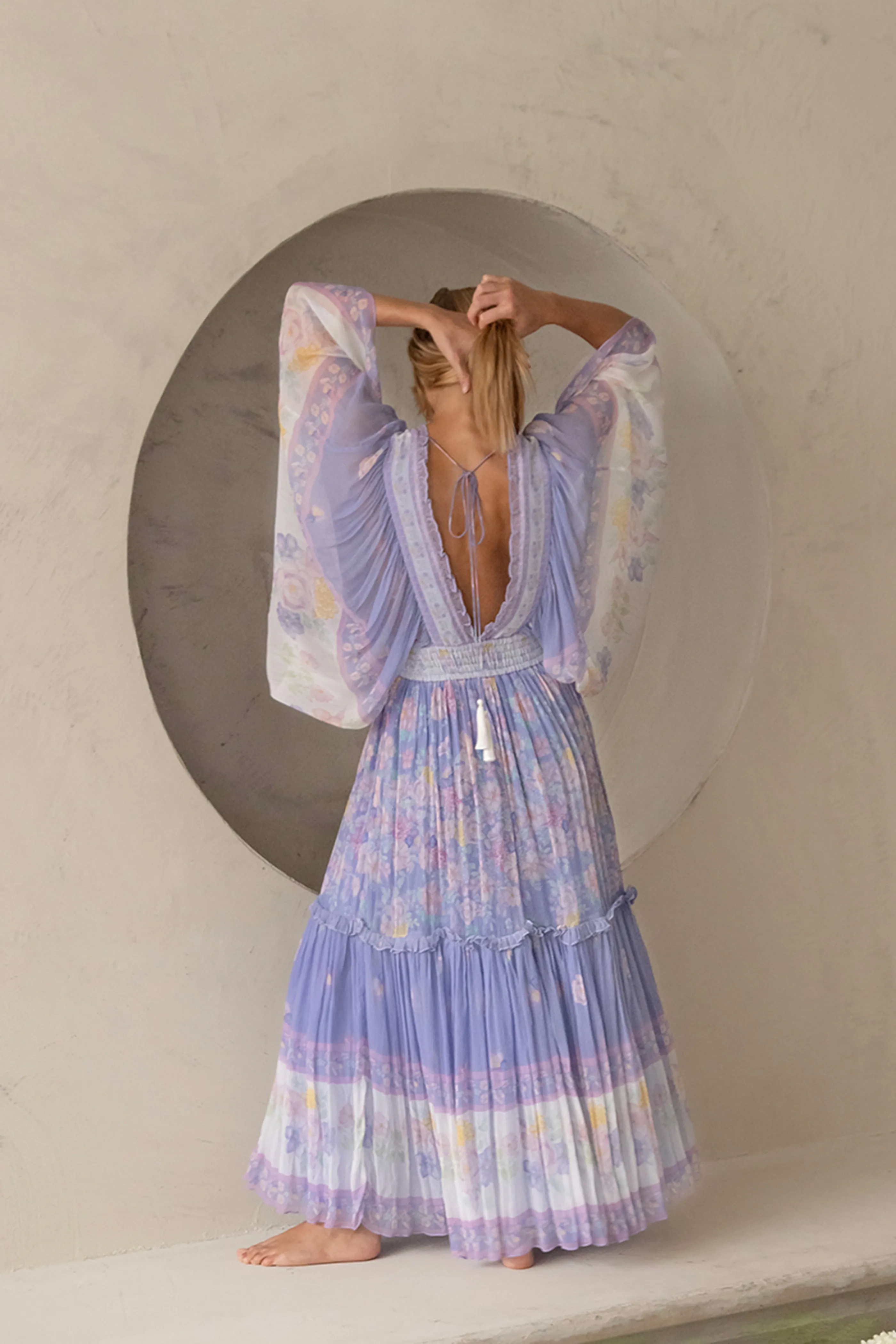 Angel Maxi Dress - Flowerbomb Lilac