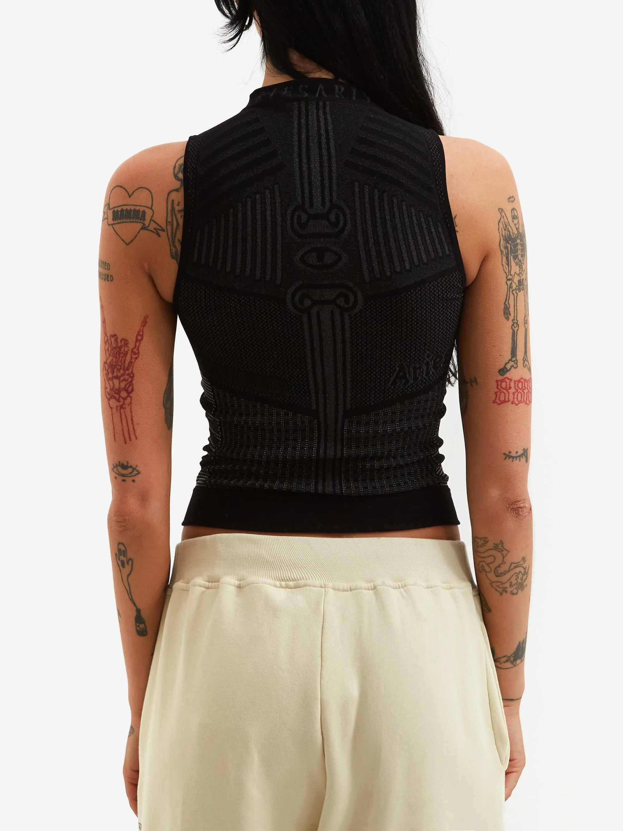 Aries Base Layer Vest - Black/Grey