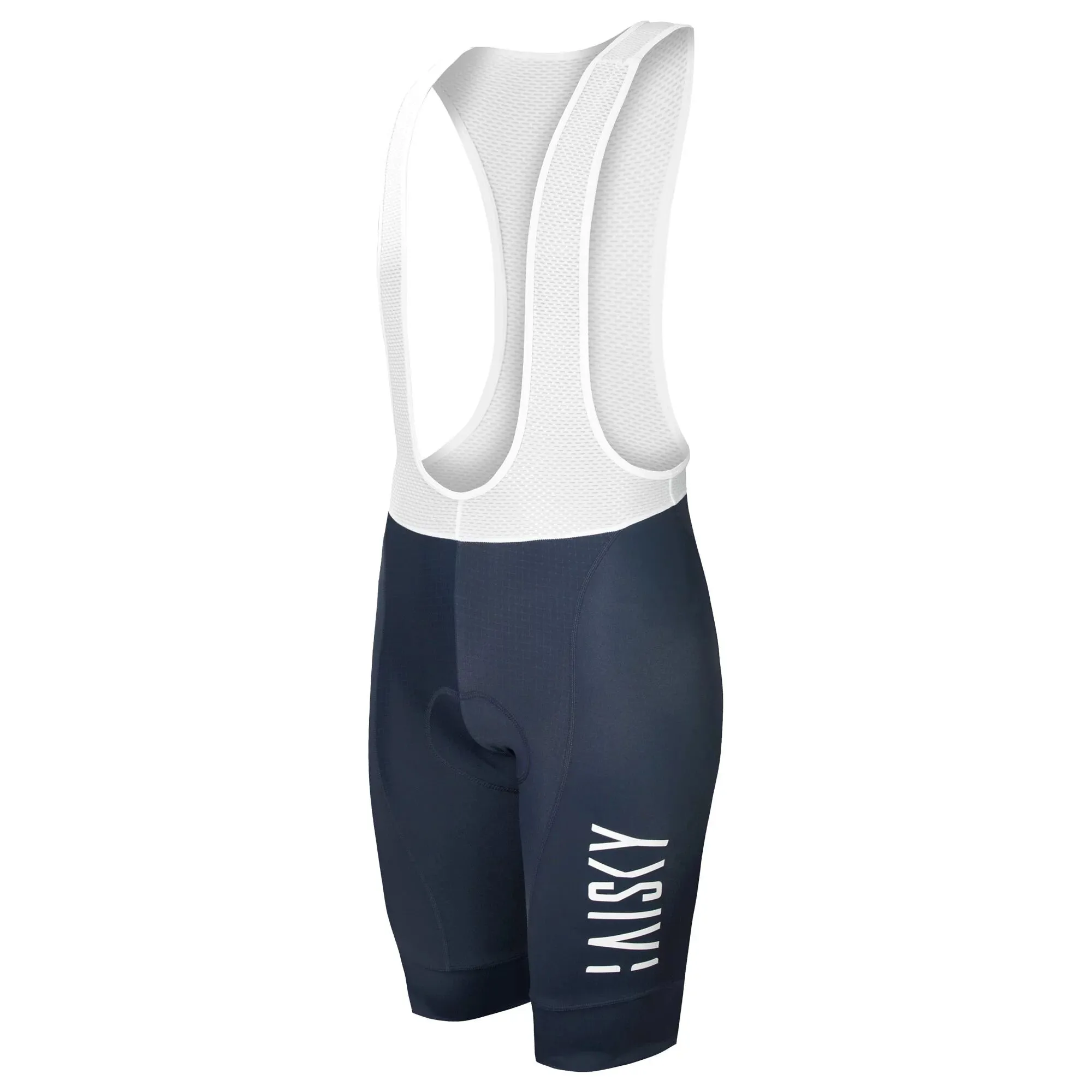 Baisky Mens Endurance Bib Shorts with Vion Insert Pads - Endurance Blue