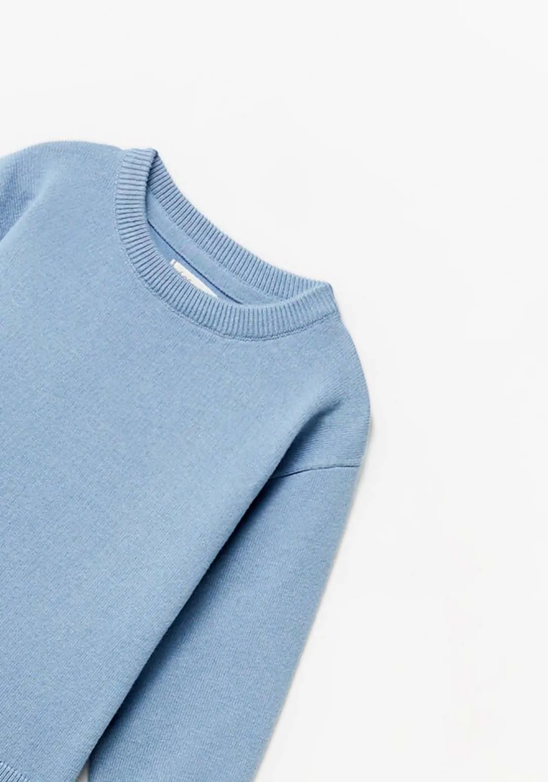 Basic Knit Jumper - Blue