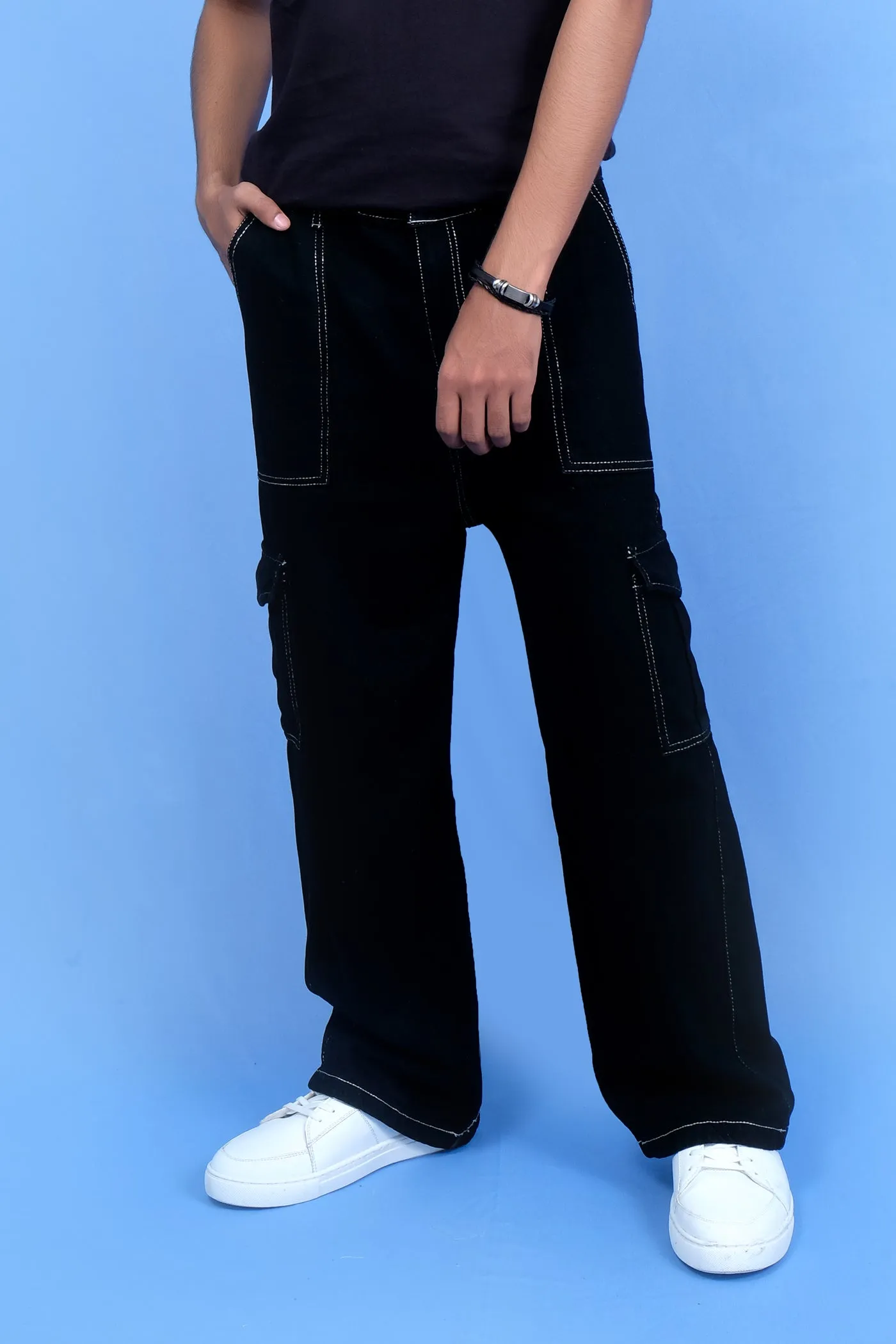 Black Baggy Fit Jeans