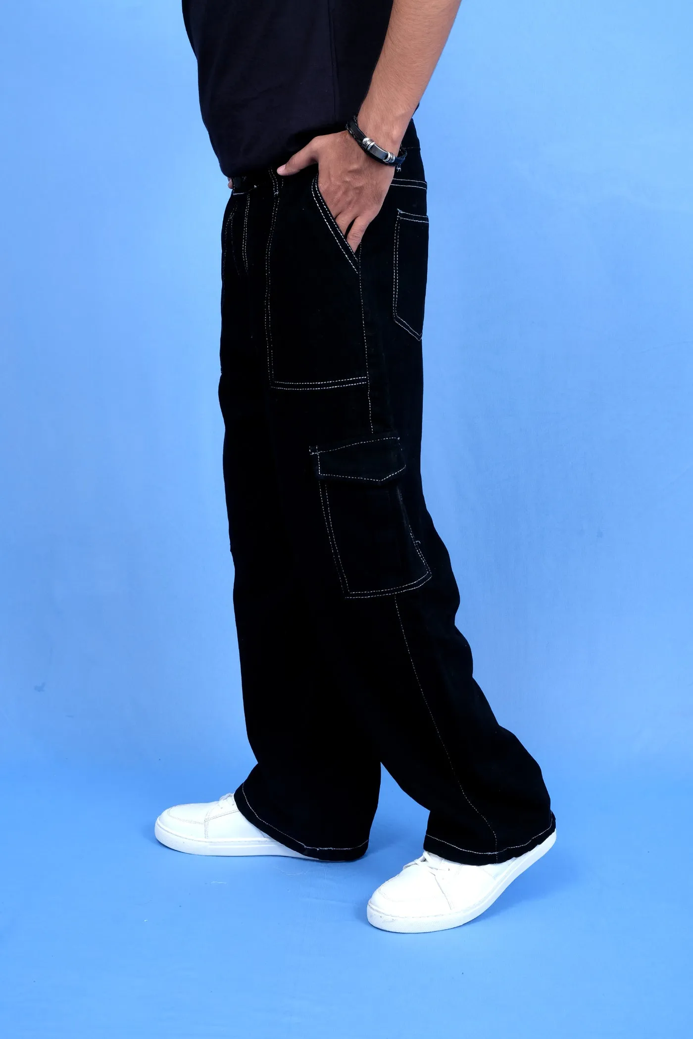 Black Baggy Fit Jeans