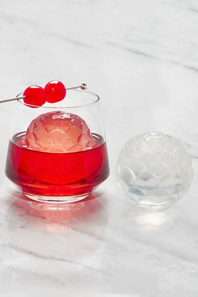 Black Cocktail Petal Ice Tray