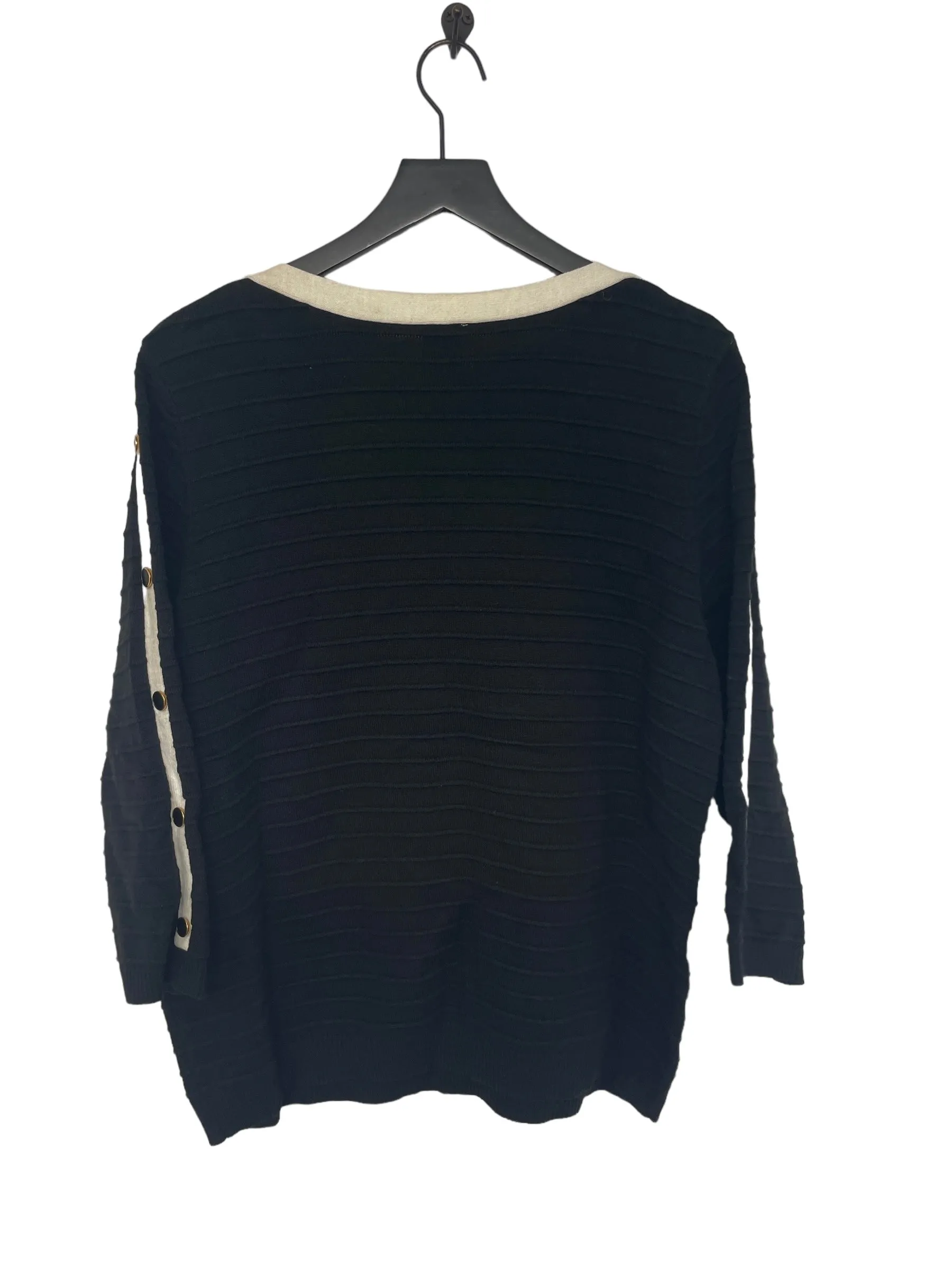 Black Sweater Chicos O, Size L