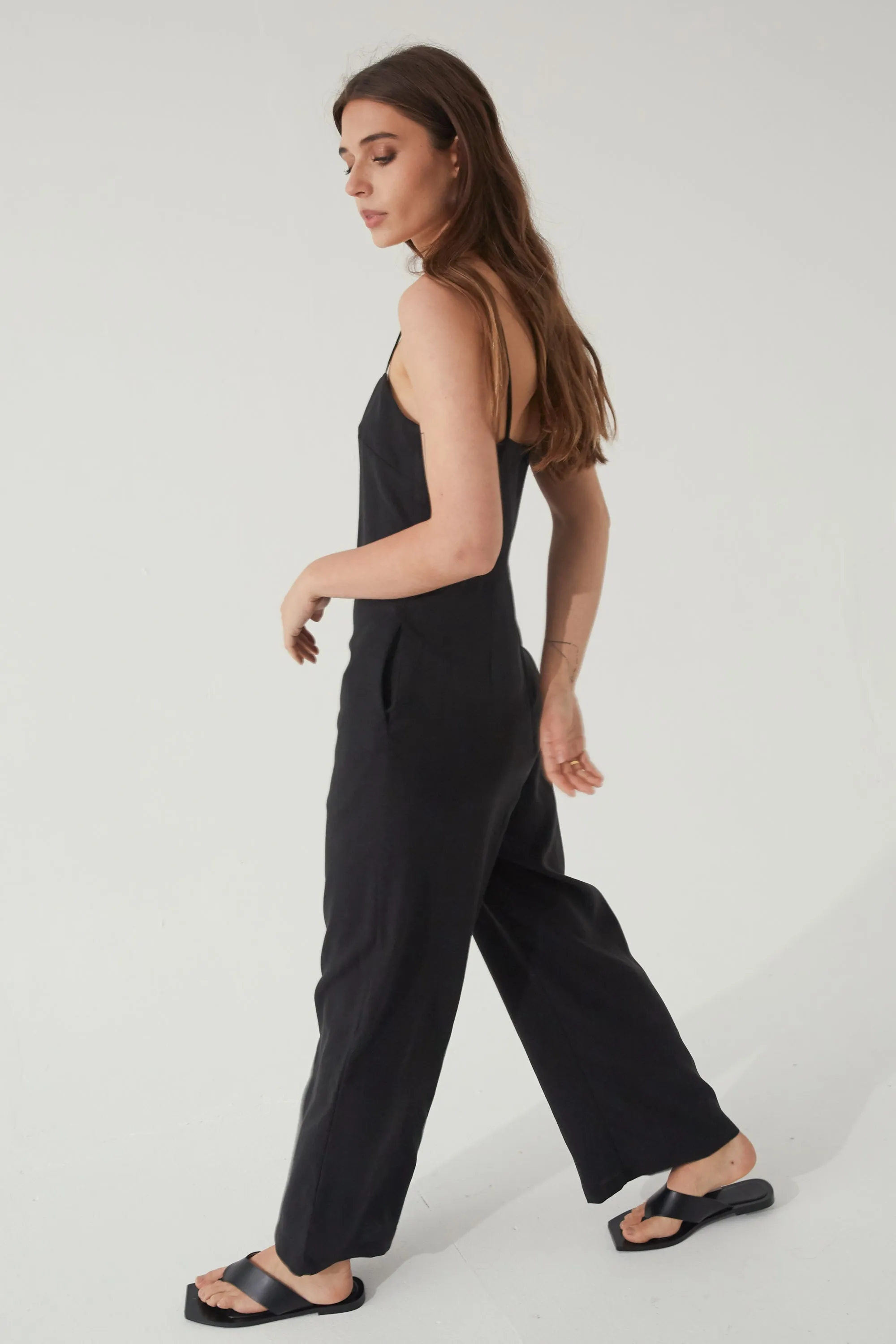 Camisole Linen Jumpsuit