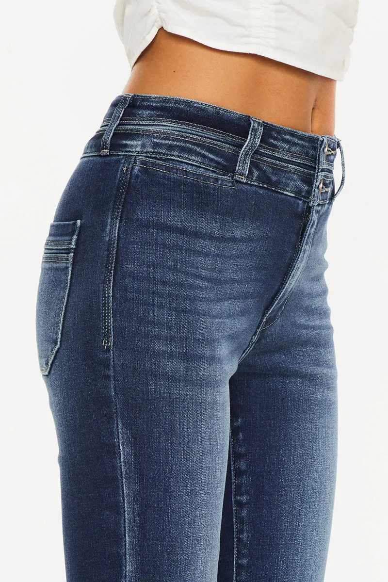 Caroline High Rise Flare Jeans