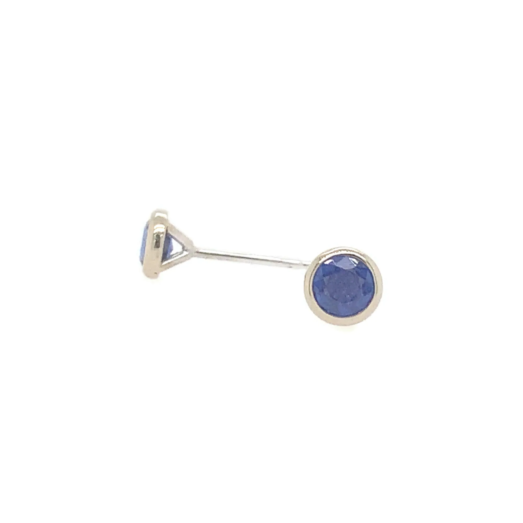 Cocktail Studs- Antique Sapphires