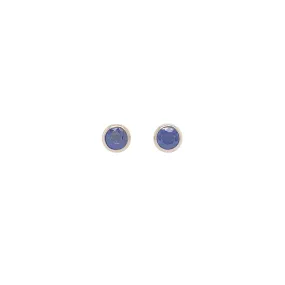 Cocktail Studs- Antique Sapphires