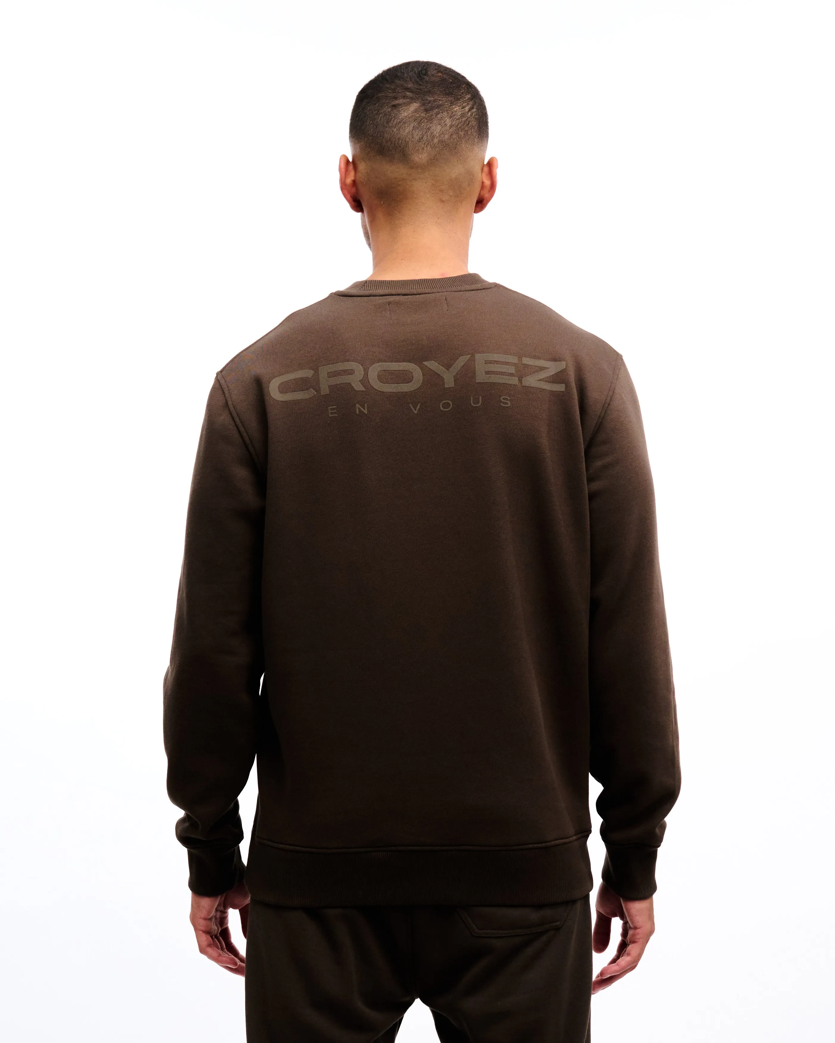 CROYEZ ORGANETTO SWEATER - BROWN