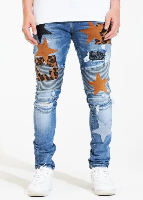 Stylish Crysp Bandana Skywalker High-Waisted Jeans (Size 23) - Trendy Denim for a Chic Look