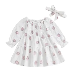 DAHLIA Smocked Floral Dress