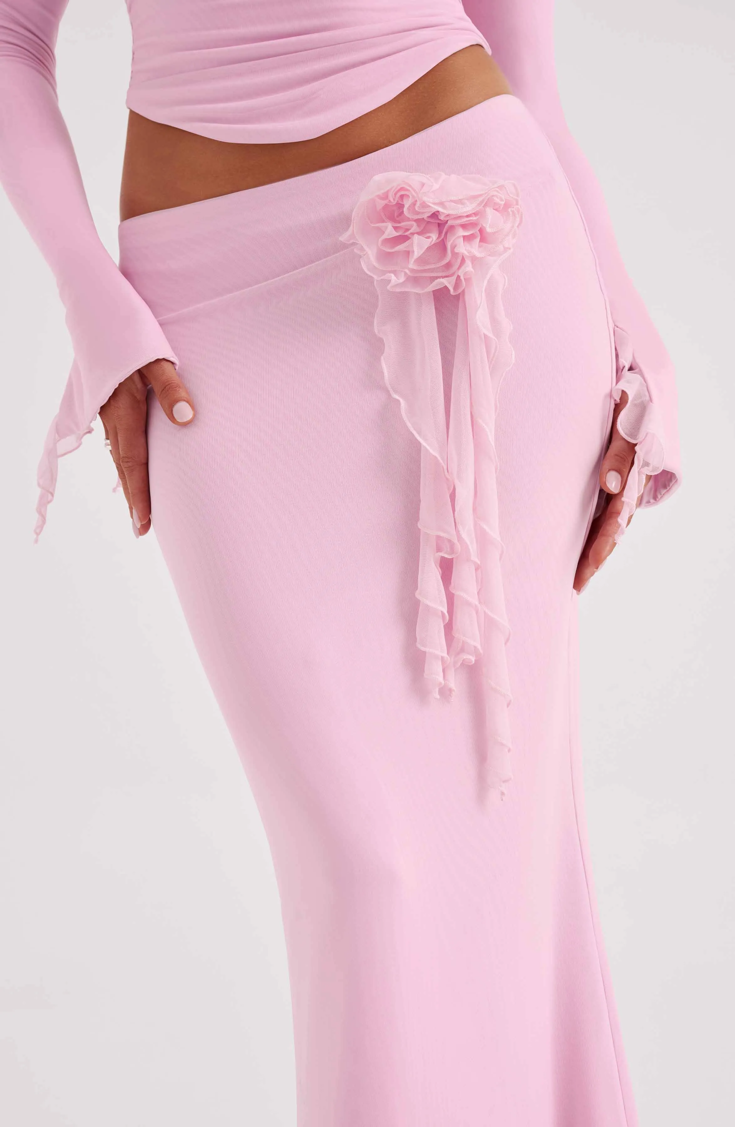 Deema Maxi Skirt - Pink