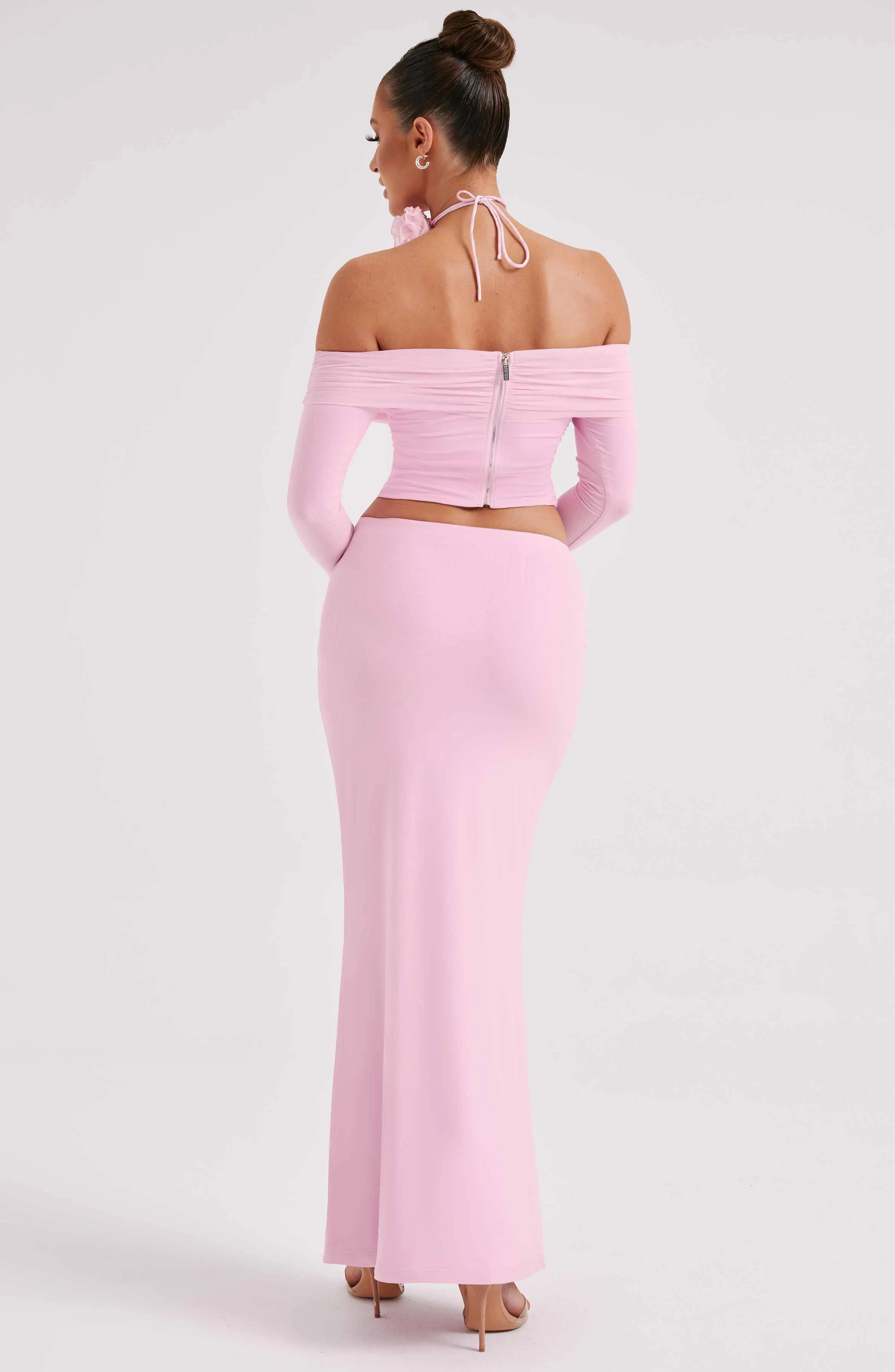 Deema Maxi Skirt - Pink