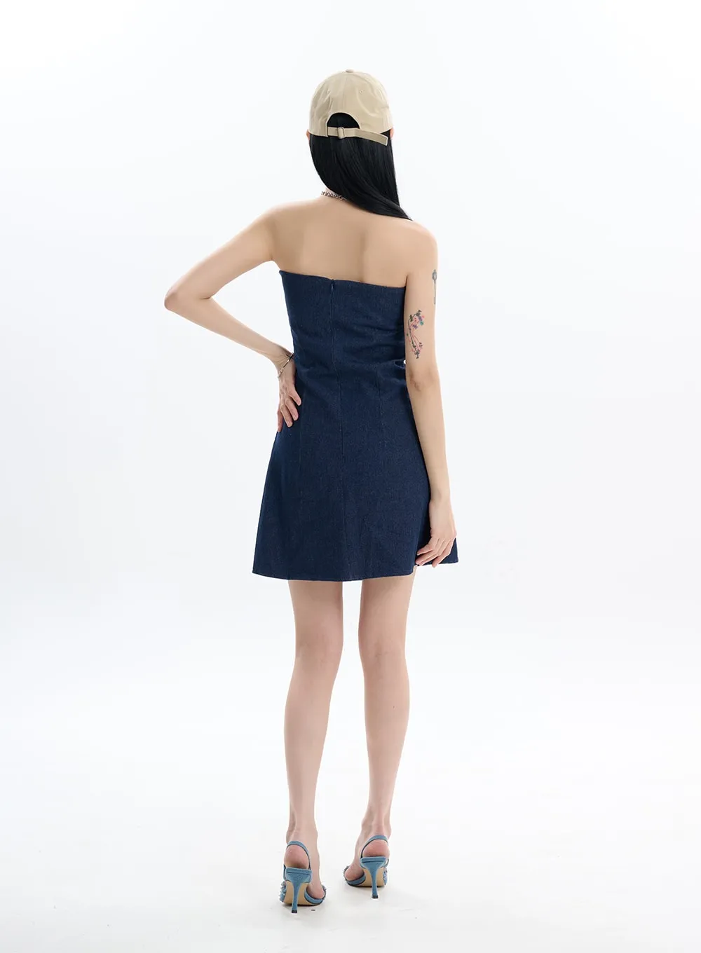 Denim Tube Dress IF413