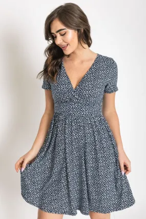 Ditsy Floral Midi Dress