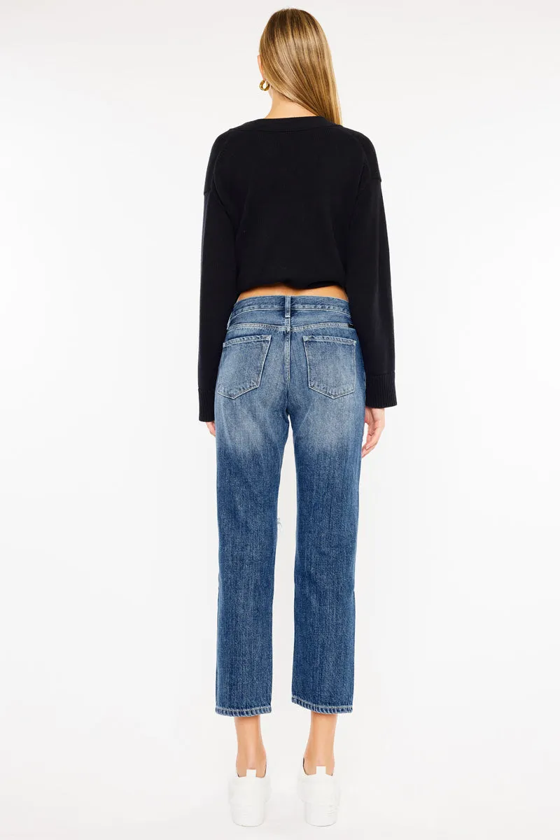 Effy Mid Rise Boyfriend Jeans