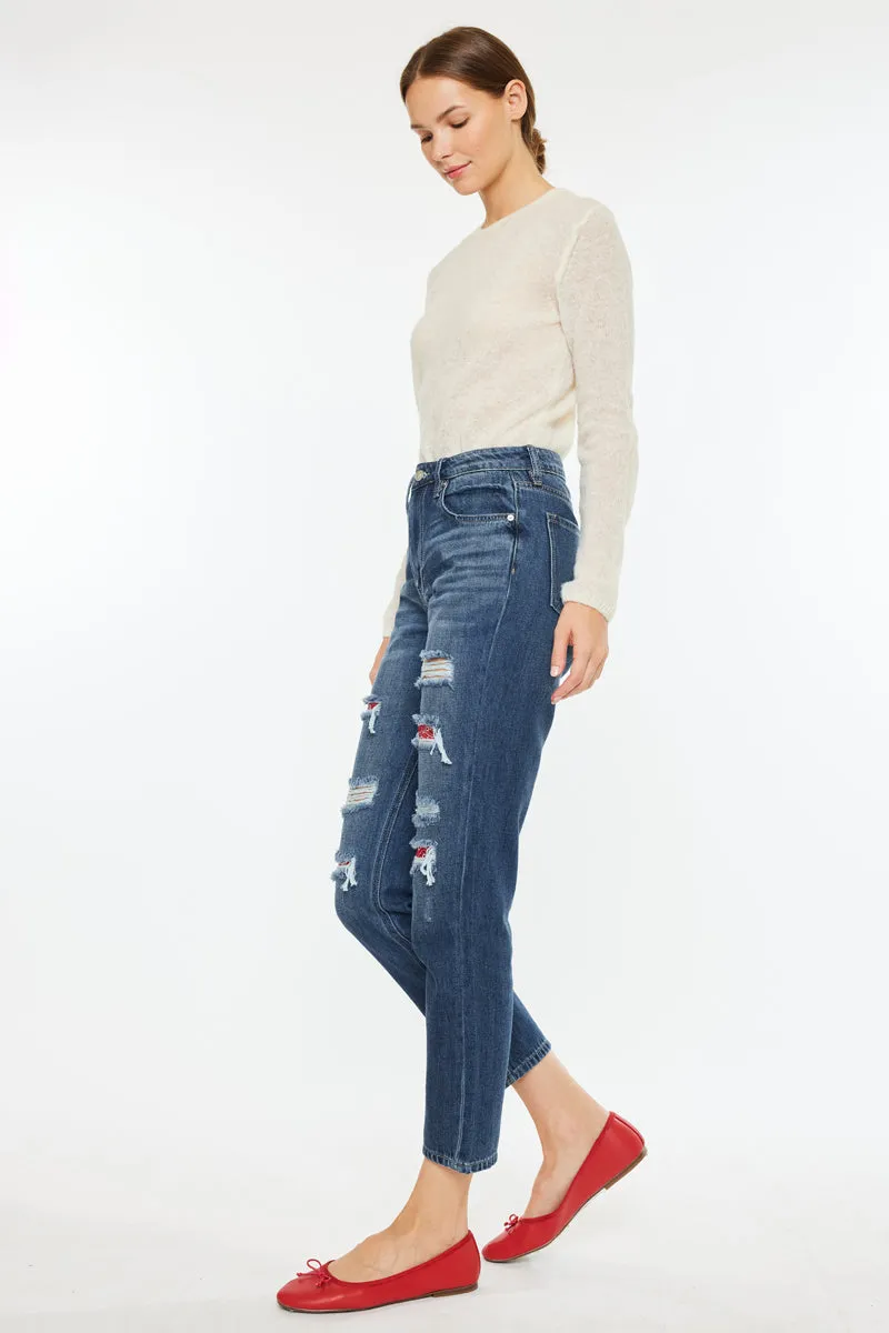 Elsa High Rise Mom Jeans