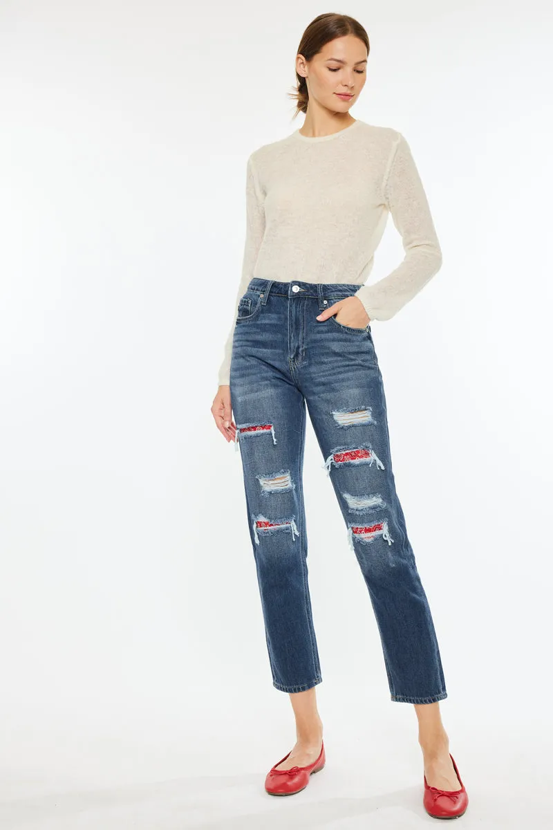 Elsa High Rise Mom Jeans