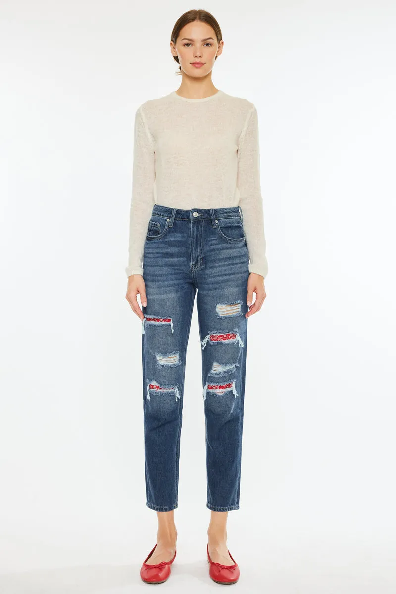 Elsa High Rise Mom Jeans