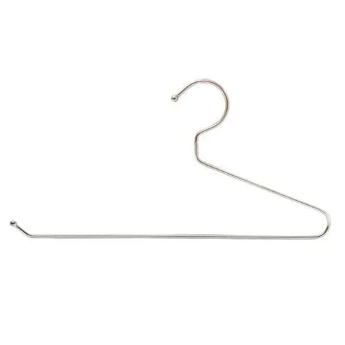 Embassy Stainless Steel Trouser/Saree Hangers, 36x19 cms, Pack of 12