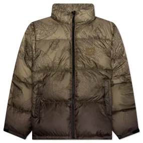 Felt x Bricks & Wood Paisley Butterfly Puffer - Olive