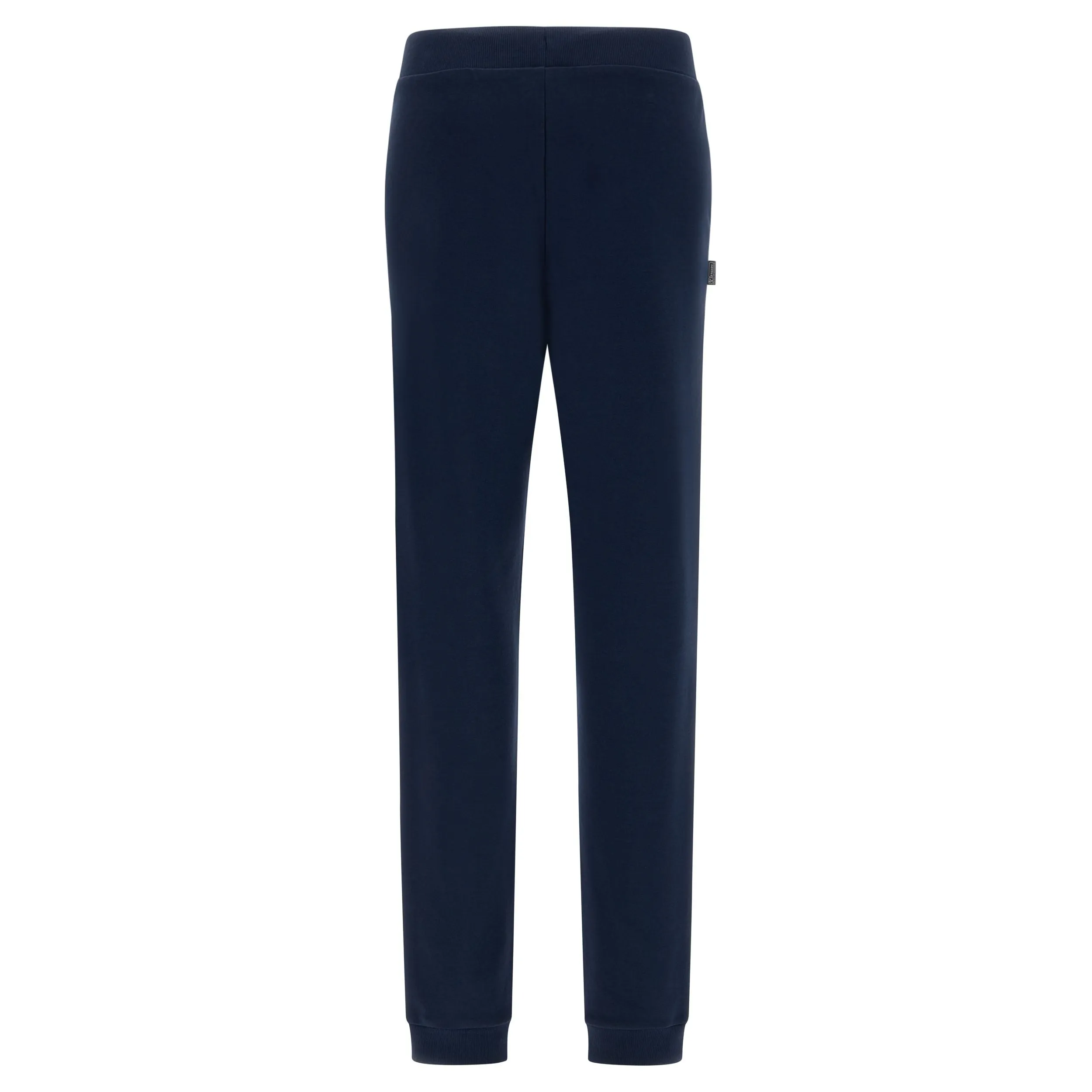 Freddy interlock sports trousers with silver print and bottom with cuff S3WBCP8 B94 navy blue