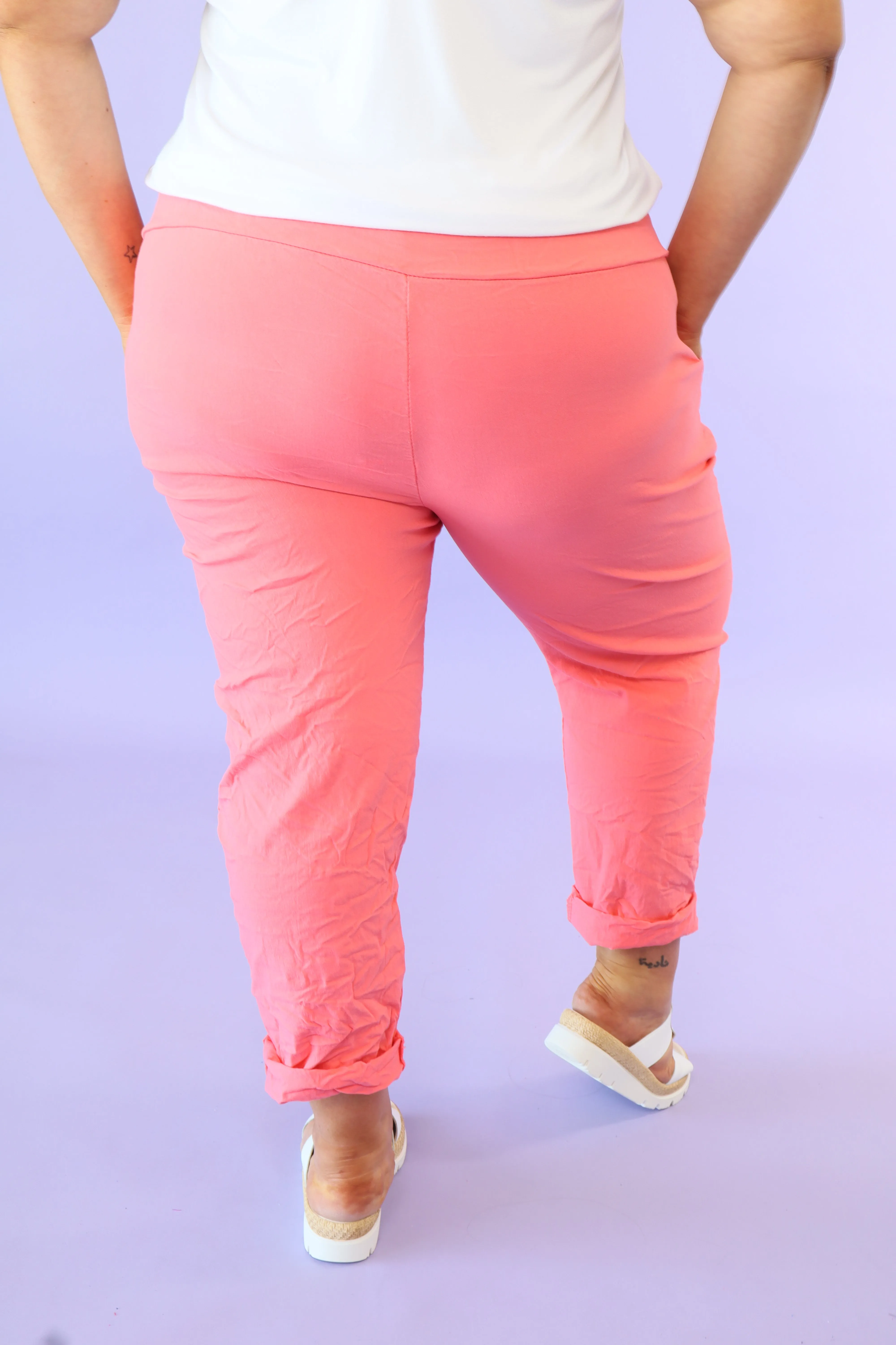 Grace Jogger in Peach