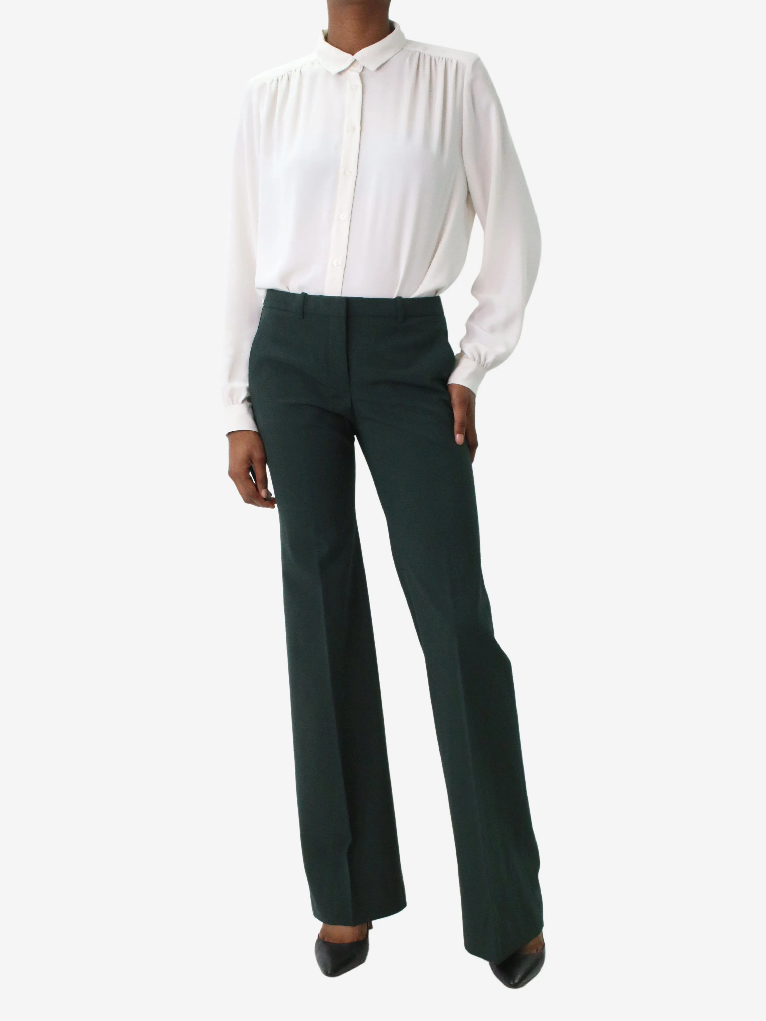 Green pocket trousers - size US 2