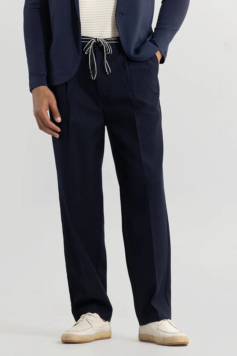 Stylish Navy Korean Pants by Haneul