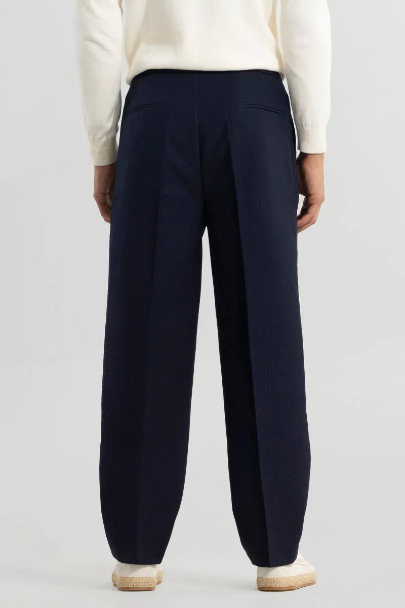 Stylish Navy Korean Pants by Haneul