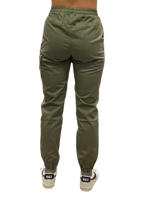 Hangar93 Military cotton trousers with 1 side pocket Z2641J MIL02 army green