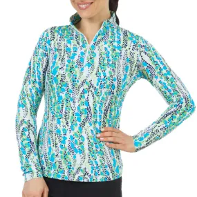 IBKUL Mock Long Sleeve Kamila Lime