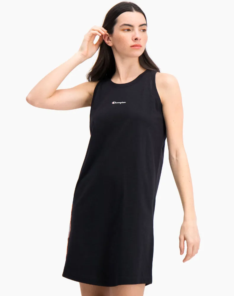 JACQUARD LOGO TAPE TANK DRESS