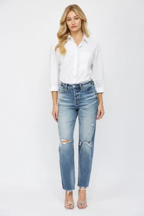 Luanda High Rise Straight Leg Denim