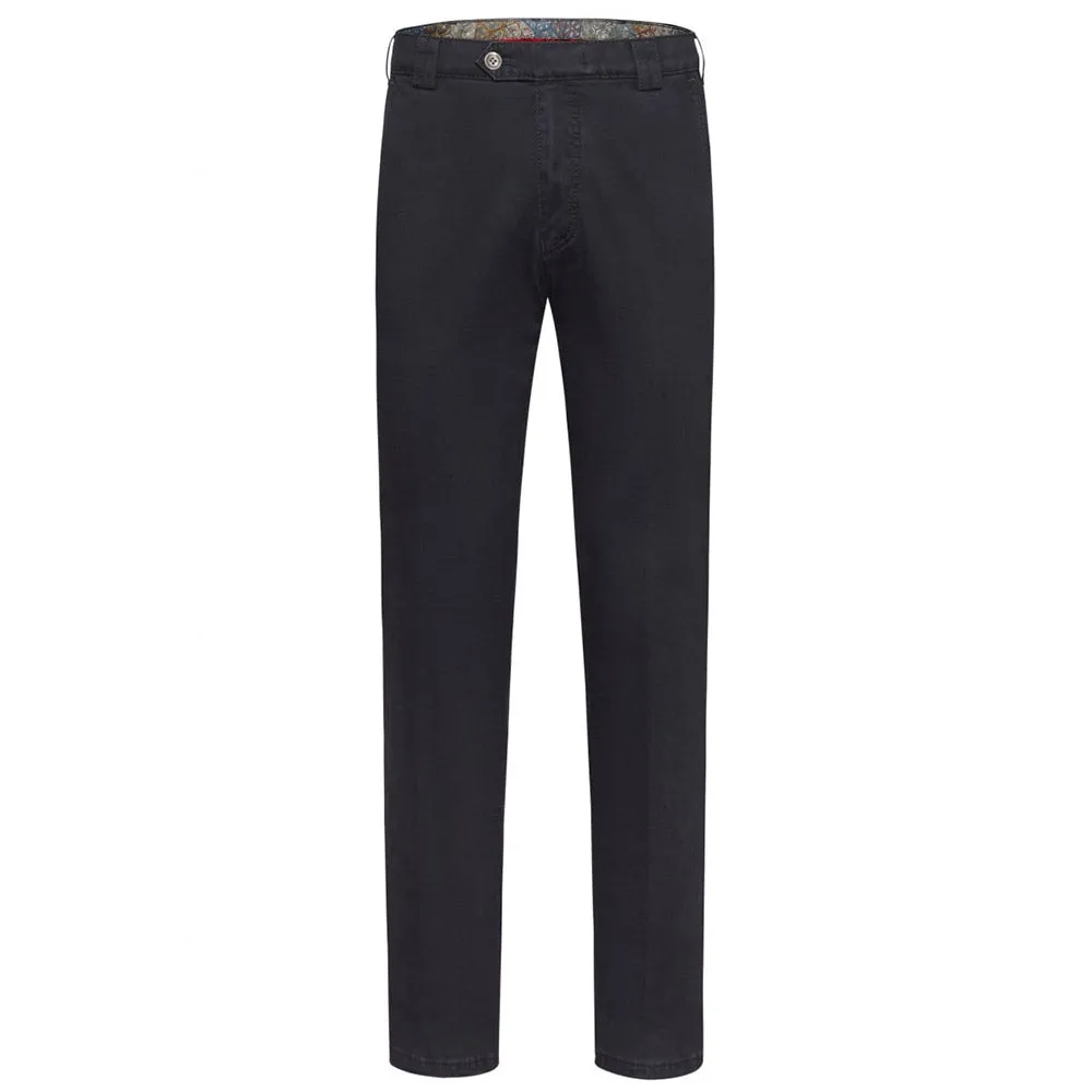 Meyer Soft Cotton Chino - Navy