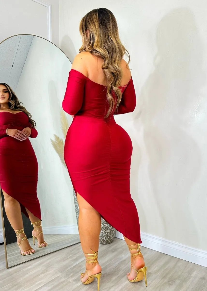 Miranda Dress Red