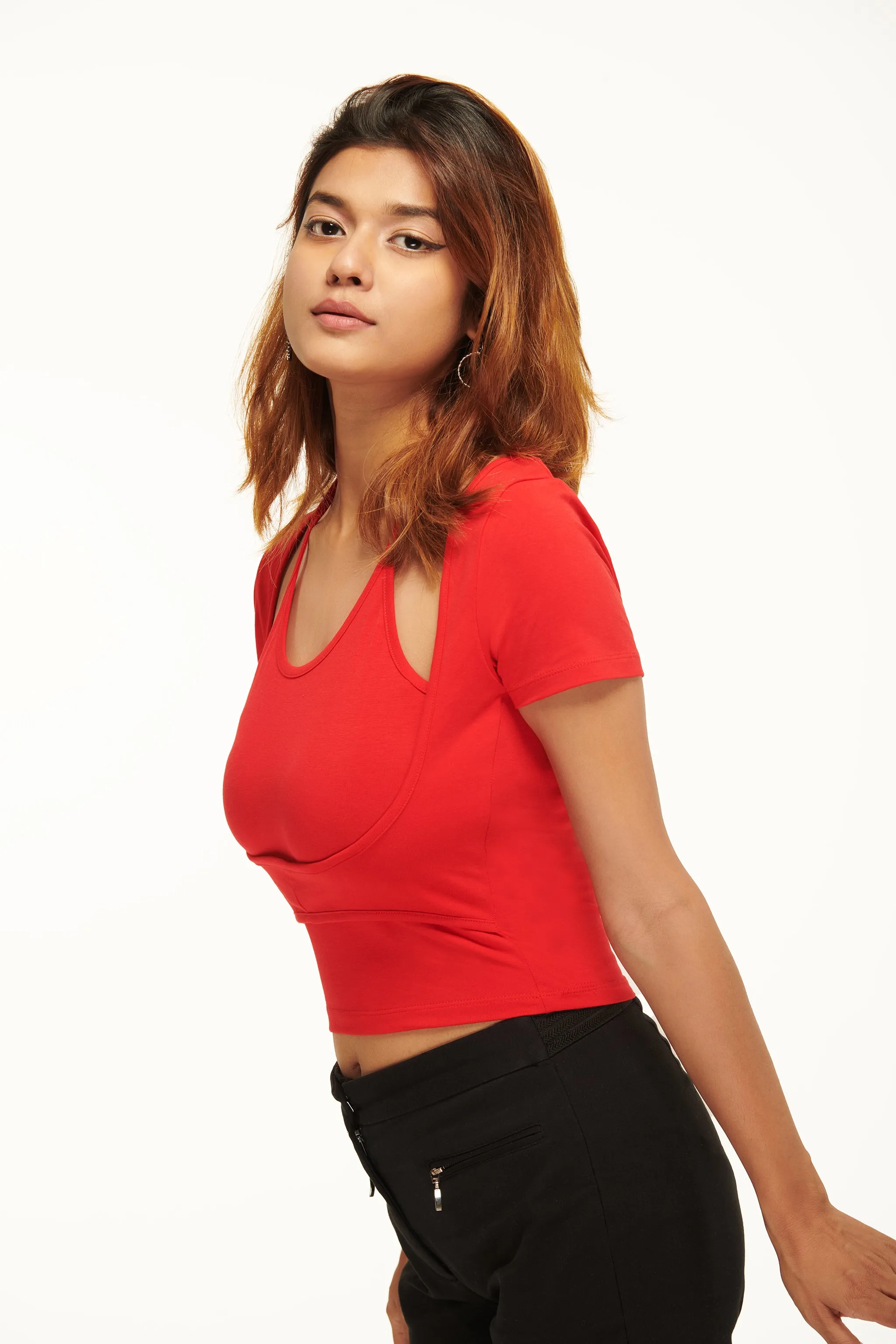 Mock Double-Layered Top