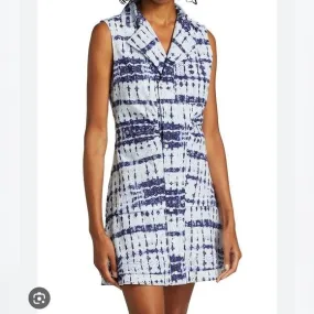 New with Tags Derek Lam Blue Tie Dye Lace Mini Dress