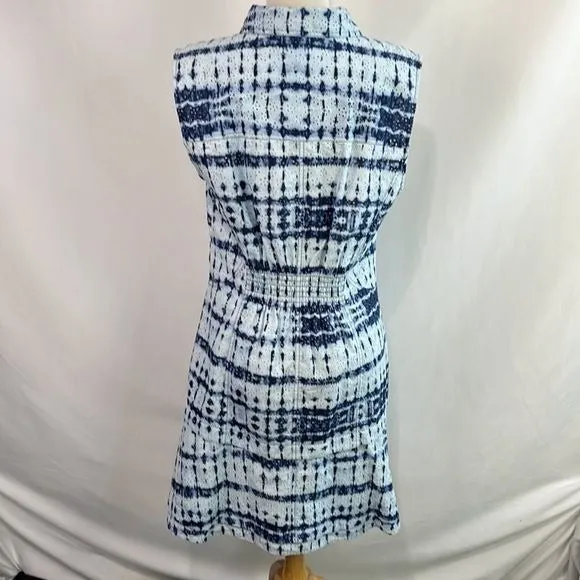 New with Tags Derek Lam Blue Tie Dye Lace Mini Dress