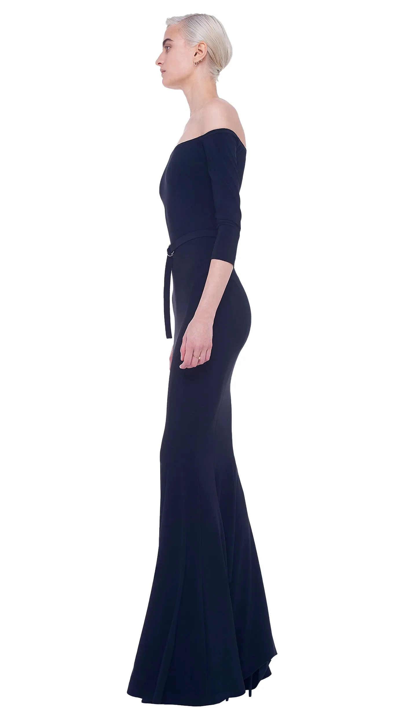 Norma Kamali OFF SHOULDER FISHTAIL GOWN