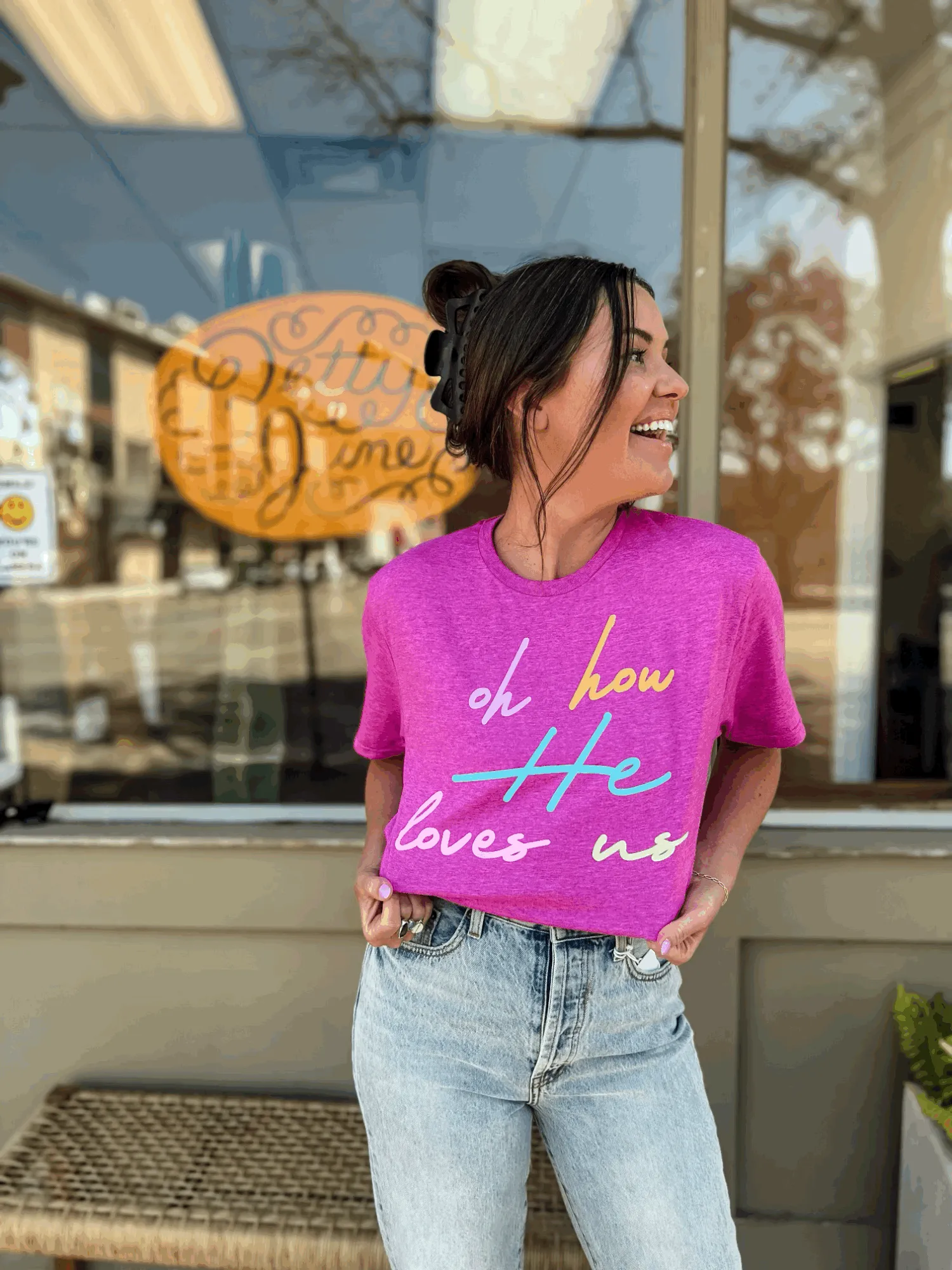 Oh How He Loves Us Graphic Tee