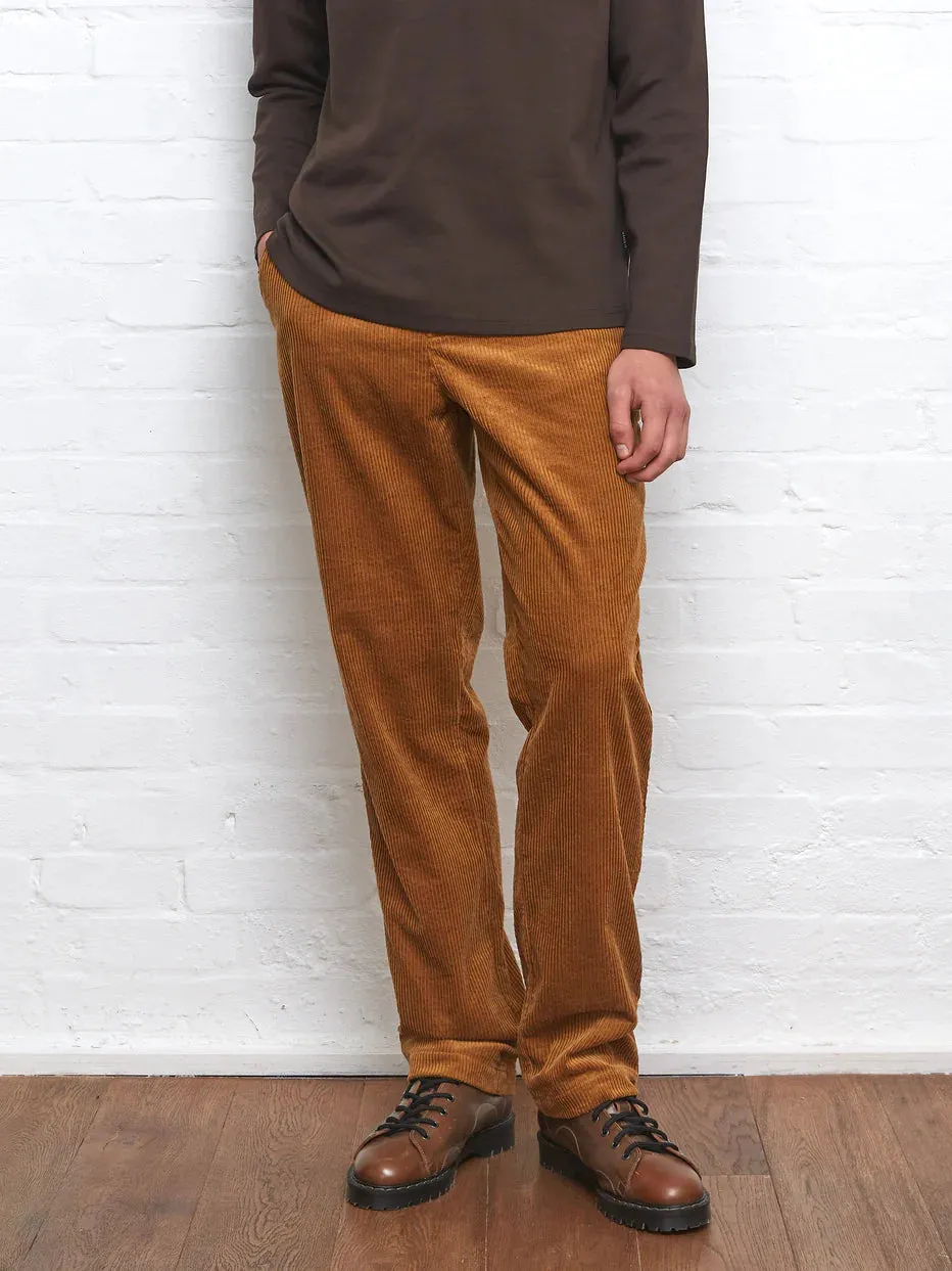 Oliver Spencer Drawstring Trousers Hudson Cord tan