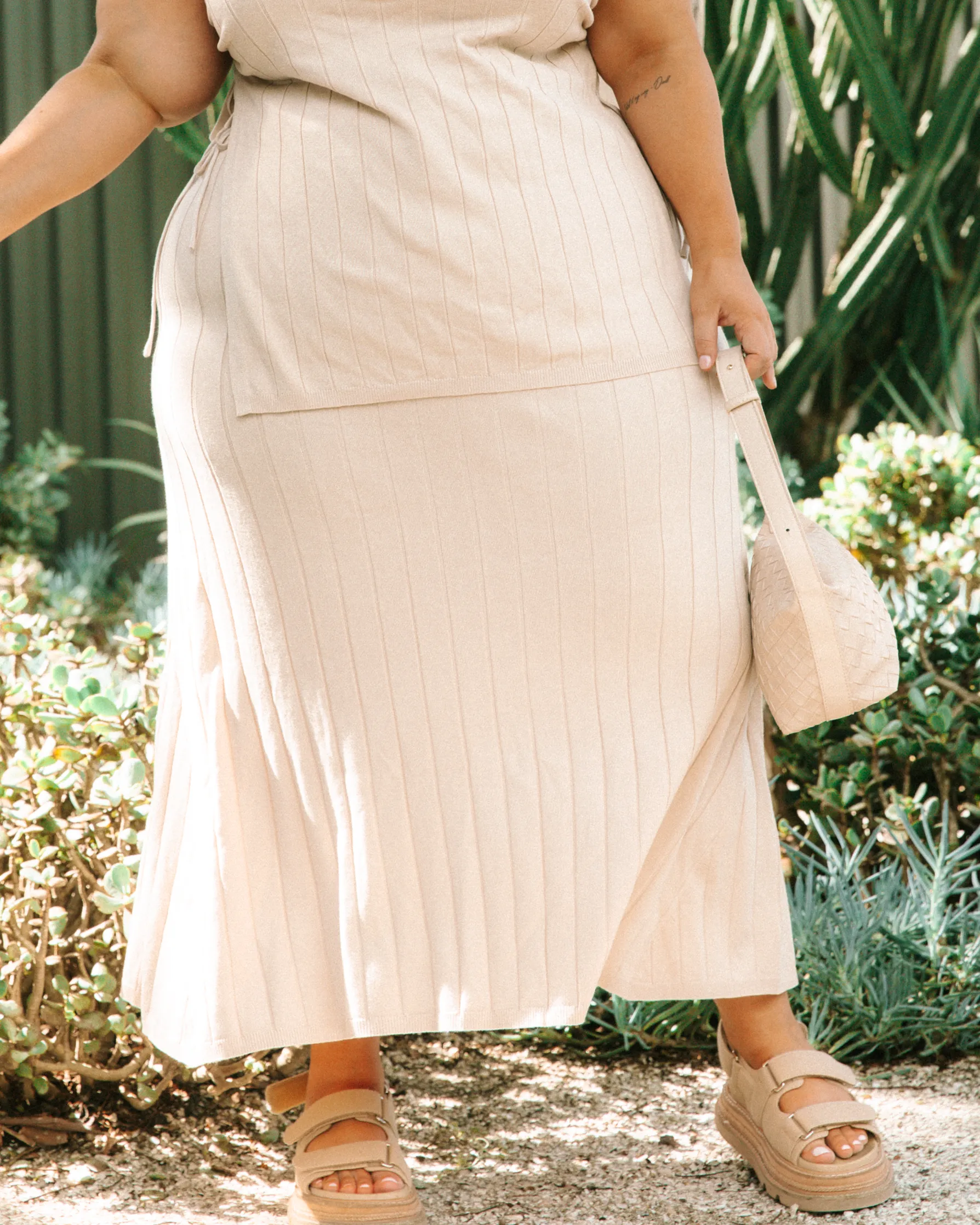 Parker Maxi Skirt | Beige