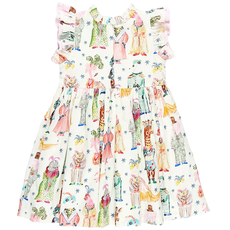 Pink Chicken - Leila Dress - Circus Animals